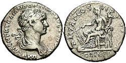 1 Denier Empire romain (27BC-395) Argent Trajan (53-117)