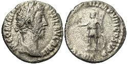 1 Denier Empire romain (27BC-395) Argent Commode (161-192)