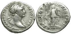 1 Denier Empire romain (27BC-395) Argent Trajan (53-117)
