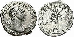 1 Denier Empire romain (27BC-395) Argent Trajan (53-117)