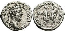 1 Denier Empire romain (27BC-395) Argent Commode (161-192)