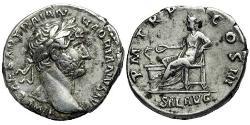 1 Denier Empire romain (27BC-395) Argent Hadrien (76 - 138) 
