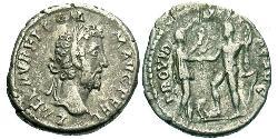 1 Denier Empire romain (27BC-395) Argent Commode (161-192)