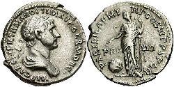 1 Denier Empire romain (27BC-395) Argent Trajan (53-117)