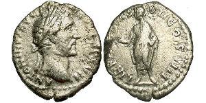 1 Denier Empire romain (27BC-395) Argent Antonin le Pieux  (86-161)