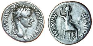 1 Denier Empire romain (27BC-395) Argent Tiberius Claudius Nero (42 BC-37)