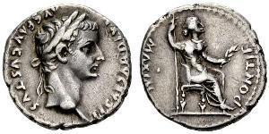 1 Denier Empire romain (27BC-395) Argent Tiberius Claudius Nero (42 BC-37)