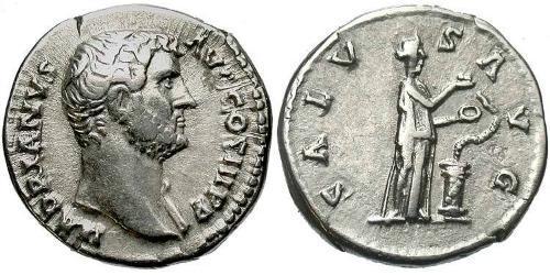 1 Denier Empire romain (27BC-395) Argent Hadrien (76 - 138) 