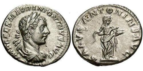 1 Denier Empire romain (27BC-395) Argent Héliogabale (203-222)