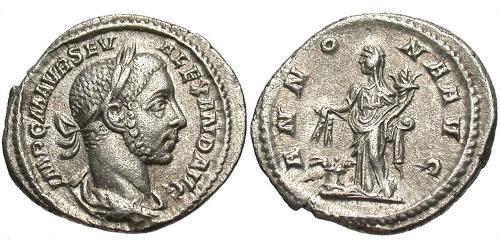 1 Denier Empire romain (27BC-395) Argent Severus Alexander (208-235)