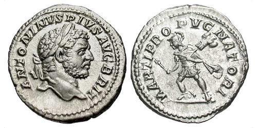 1 Denier Empire romain (27BC-395) Argent Caracalla (188-217)