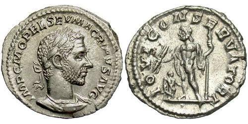 1 Denier Empire romain (27BC-395) Argent Macrin (165-218)