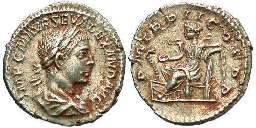 1 Denier Empire romain (27BC-395) Argent Severus Alexander (208-235)