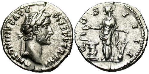 1 Denier Empire romain (27BC-395) Argent Antonin le Pieux  (86-161)