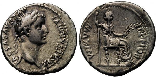 1 Denier Empire romain (27BC-395) Argent Tiberius Claudius Nero (42 BC-37)