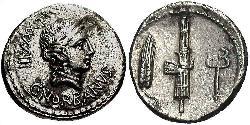 1 Denier République romaine (509BC-27BC) Argent 