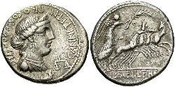 1 Denier République romaine (509BC-27BC) Argent 