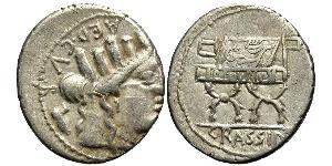 1 Denier République romaine (509BC-27BC) Argent 