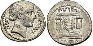 1 Denier République romaine (509BC-27BC) Argent 