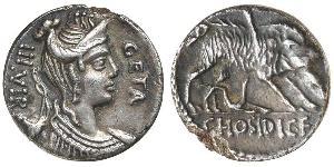 1 Denier République romaine (509BC-27BC) Argent 