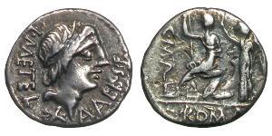 1 Denier République romaine (509BC-27BC) Argent 