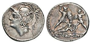 1 Denier République romaine (509BC-27BC) Argent 