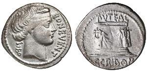 1 Denier République romaine (509BC-27BC) Argent 