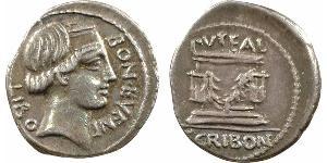 1 Denier République romaine (509BC-27BC) Argent 