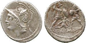 1 Denier République romaine (509BC-27BC) Argent 