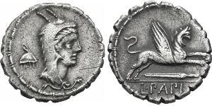 1 Denier République romaine (509BC-27BC) Argent 