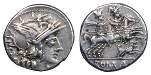 1 Denier République romaine (509BC-27BC) Argent 