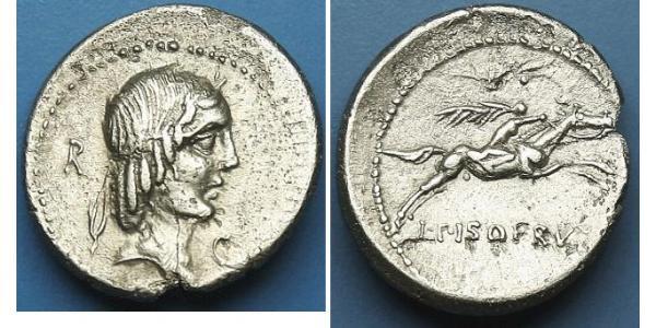 1 Denier République romaine (509BC-27BC) Argent 