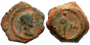 1 Dichalkon Imperio romano (27BC-395) Bronce Adriano  (76 - 138) 