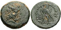 1 Dichalkon Ptolemaic Kingdom (332BC-30BC) Bronze Ptolemy III Euergetes(282BC-222BC)