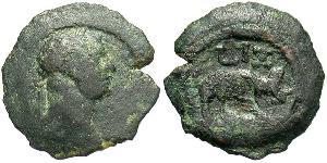 1 Dichalkon Roman Empire (27BC-395) Bronze Trajan (53-117)