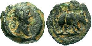 1 Dichalkon Impero romano (27BC-395) Bronzo Traiano (53-117)