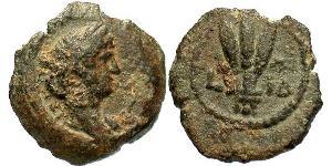 1 Dichalkon Impero romano (27BC-395) Bronzo Adriano (76 - 138) 