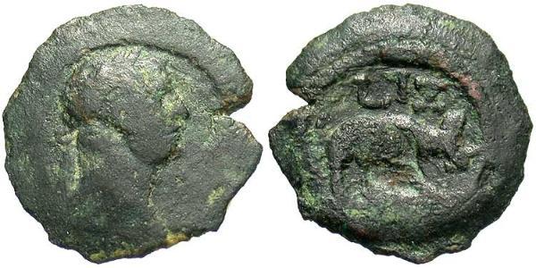 1 Dichalkon 羅馬帝國 青铜 Trajan (53-117)
