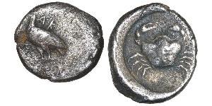 1 Didrachm Grèce antique (1100BC-330) Argent 