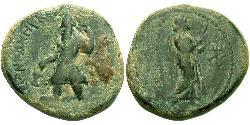 1 Didrachm Kushan Empire (60-375) Bronze Kanishka I (?-151)