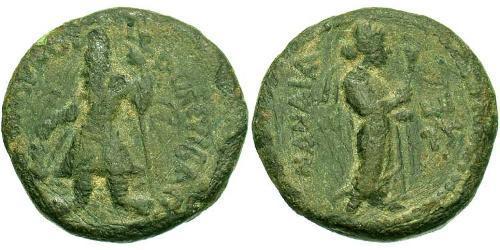 1 Didrachm Kushan Empire (60-375) Bronze Kanishka I (?-151)