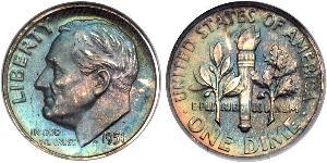 1 Dime / 10 Cent États-Unis d