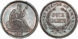 1 Dime / 10 Cent États-Unis d