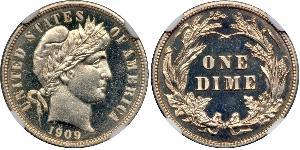 1 Dime / 10 Cent États-Unis d