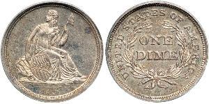 1 Dime / 10 Cent États-Unis d