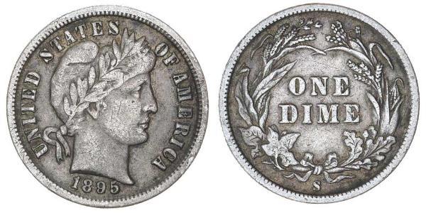 1 Dime / 10 Cent États-Unis d