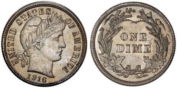 1 Dime / 10 Cent États-Unis d