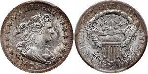 1 Dime / 10 Cent Estados Unidos de América (1776 - ) Cobre/Plata 