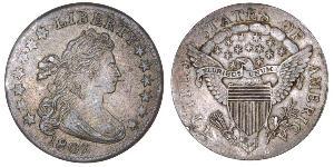 1 Dime / 10 Cent Estados Unidos de América (1776 - ) Cobre/Plata 