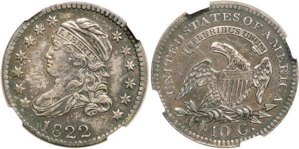 1 Dime / 10 Cent USA (1776 - ) Copper/Silver 